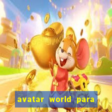 avatar world para imprimir e colorir